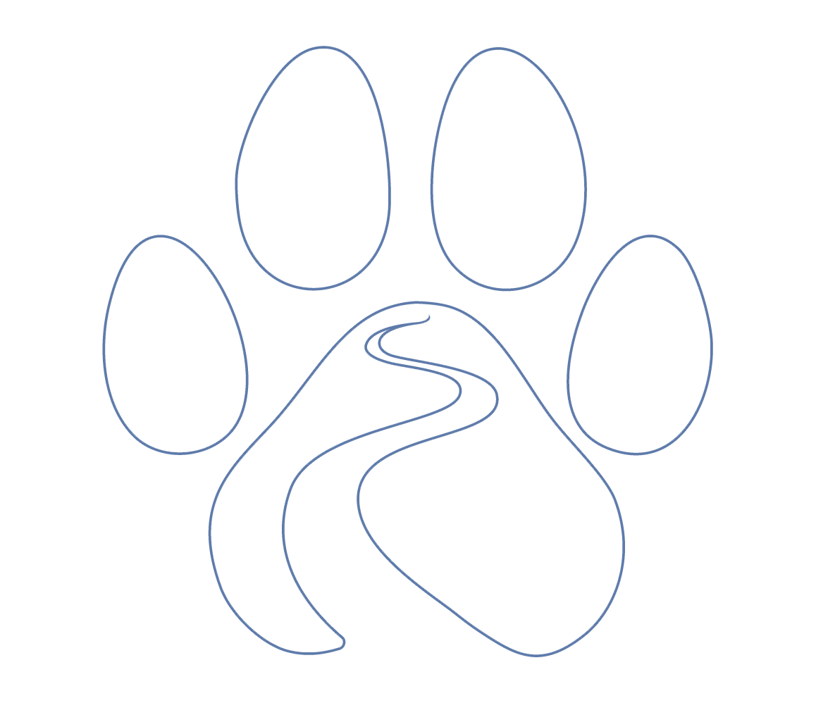 Simple paw print logo representing compassionate pet care and veterinary services in Williamsville NY – Vet Williamsville NY